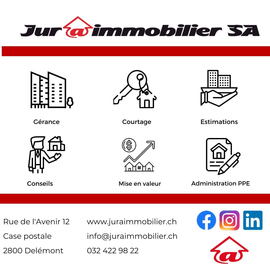 Appartement de 2,5 pièces au rez-de-chaussée