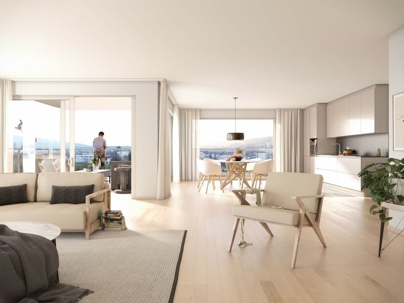 Appartement PPE de 3,5 pièces au 3ème étage à vendre à Porrentruy - photo 5