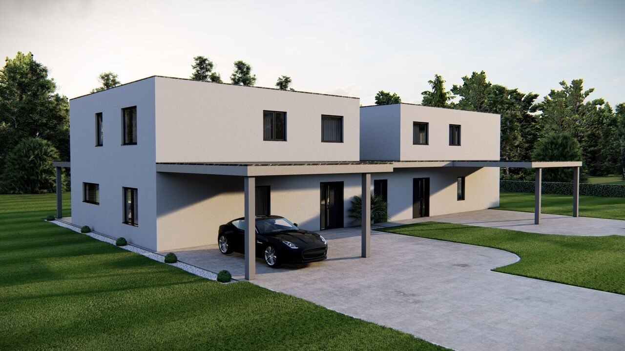 À Courtedoux superbe villa mitoyenne neuve de 5.5 pièces à vendre - photo 1