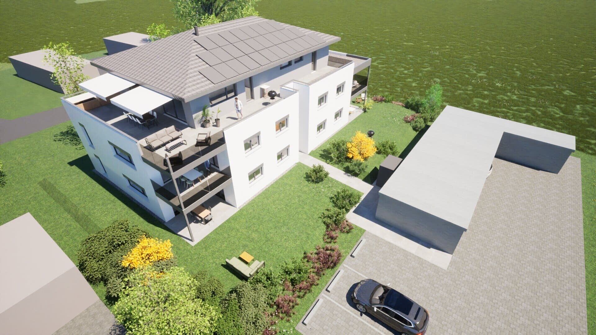 À vendre à Courgenay appartement de 4.5 pièces en attique - photo 2