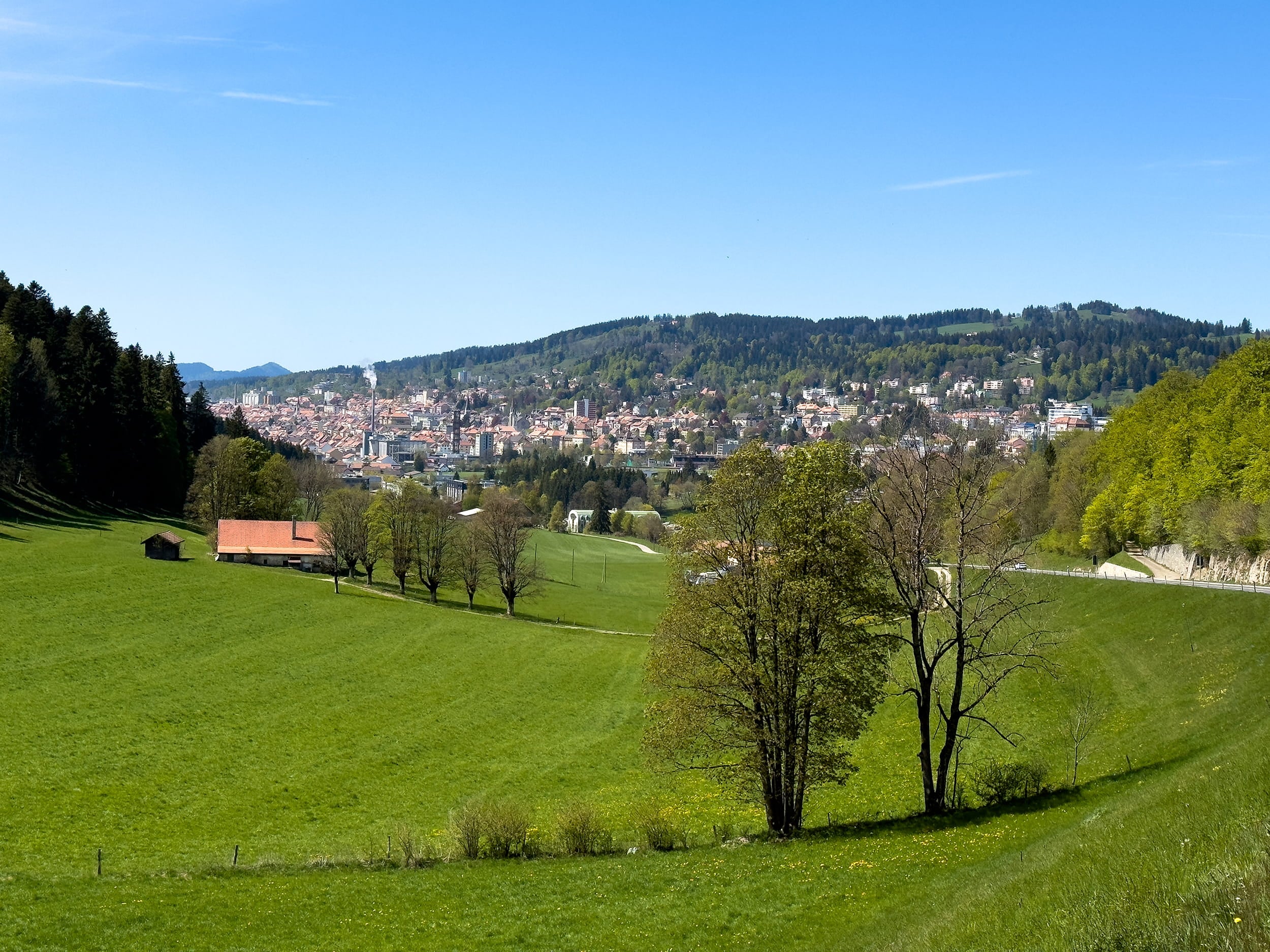 Une ville à la campagne