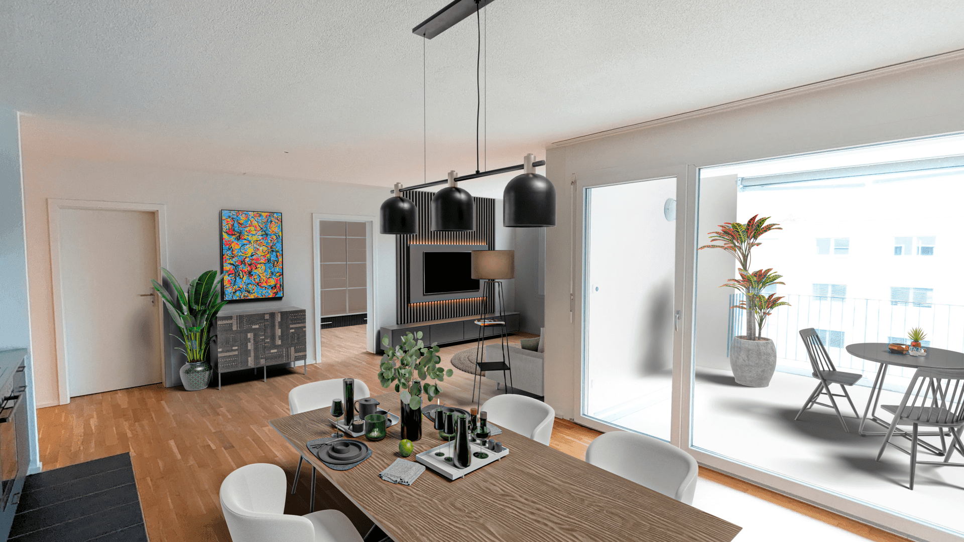 Appartement 4.5 pièces de 113 m2 au sud de Delémont - photo 3