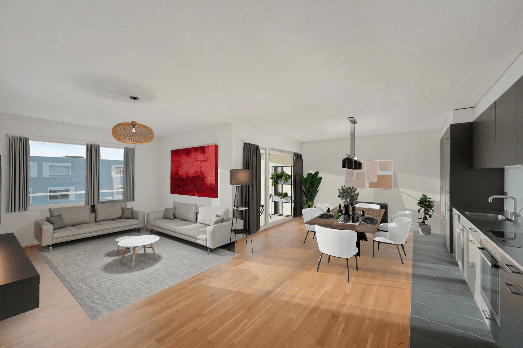 Appartement 4.5 pièces de 113 m2 au sud de Delémont - photo 2