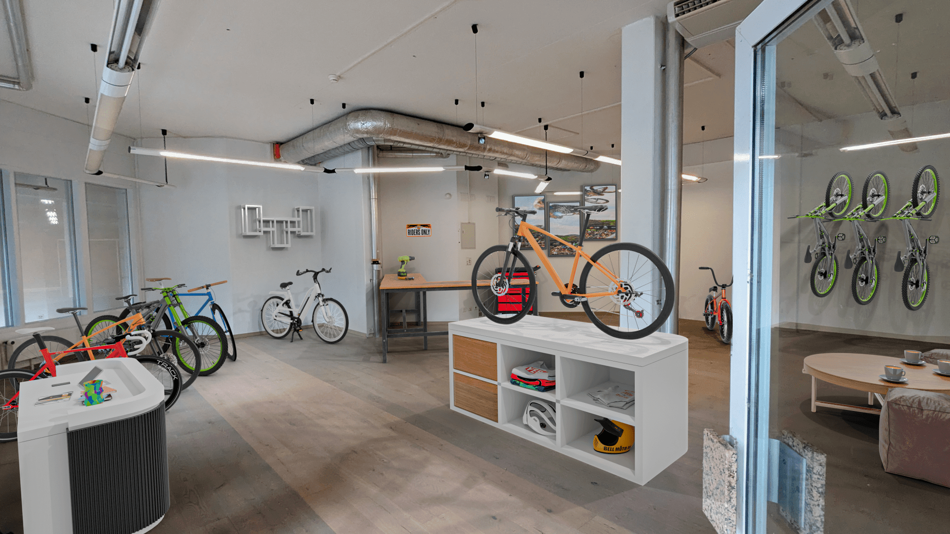 Local commercial de 82m² au rez-de-chaussée à Delémont (prix du loyer au m2) - photo 2