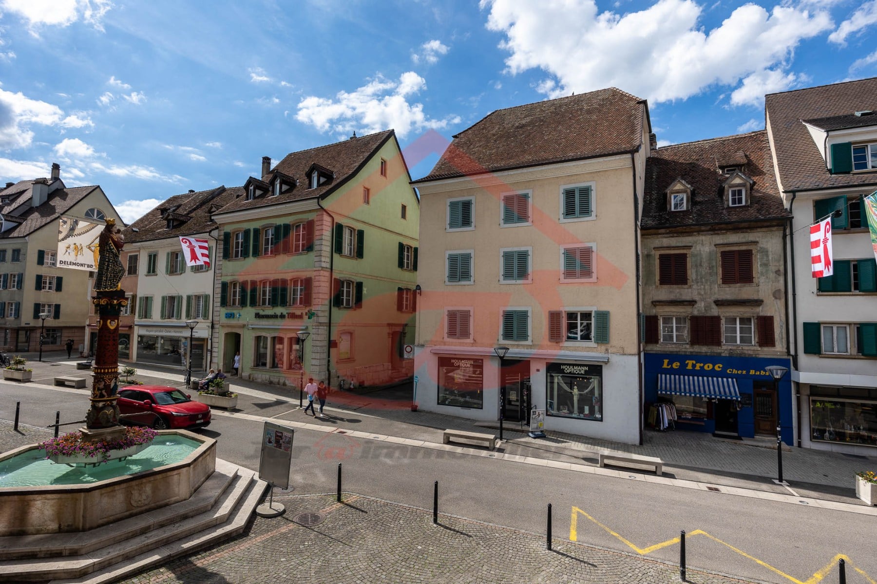 Opportunité unique : deux immeubles historiques au c?ur de la vieille ville de Delémont - photo 1