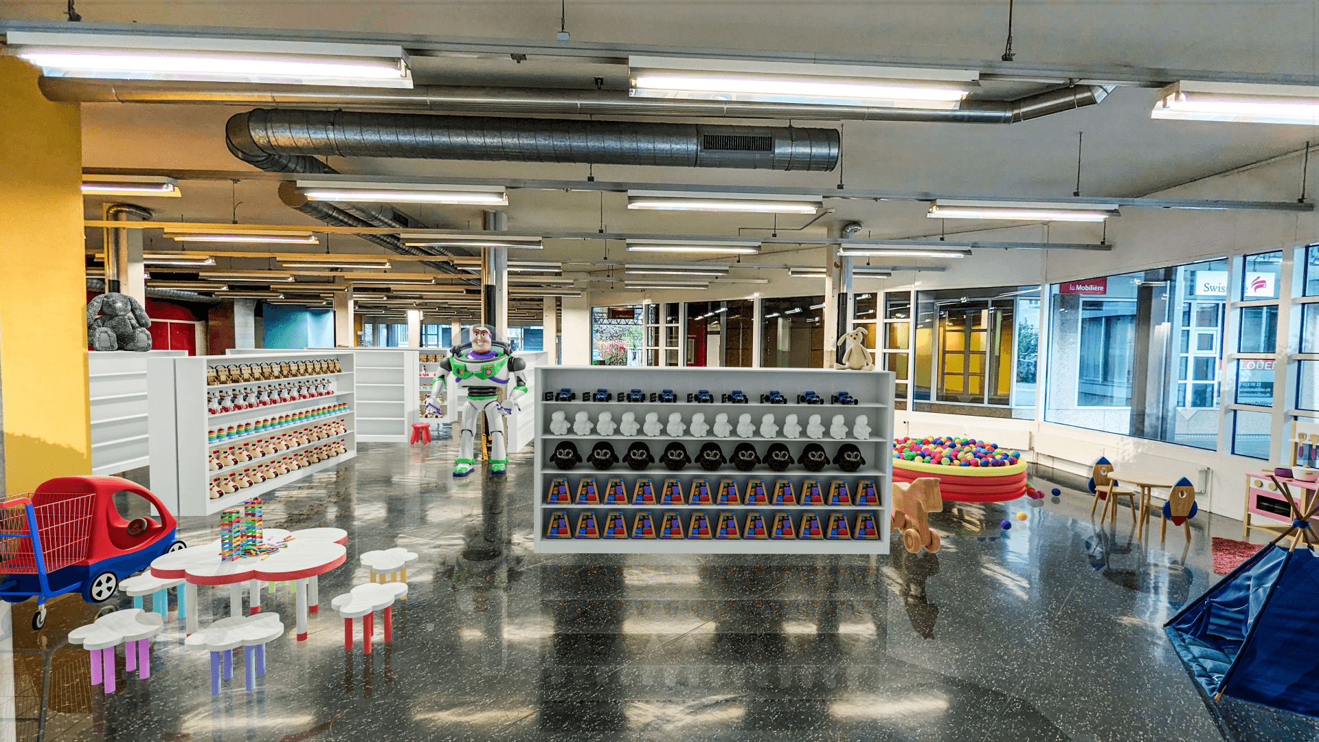 Local commercial de 385m² au rez-de-chaussée (prix du loyer au m2) - photo 3
