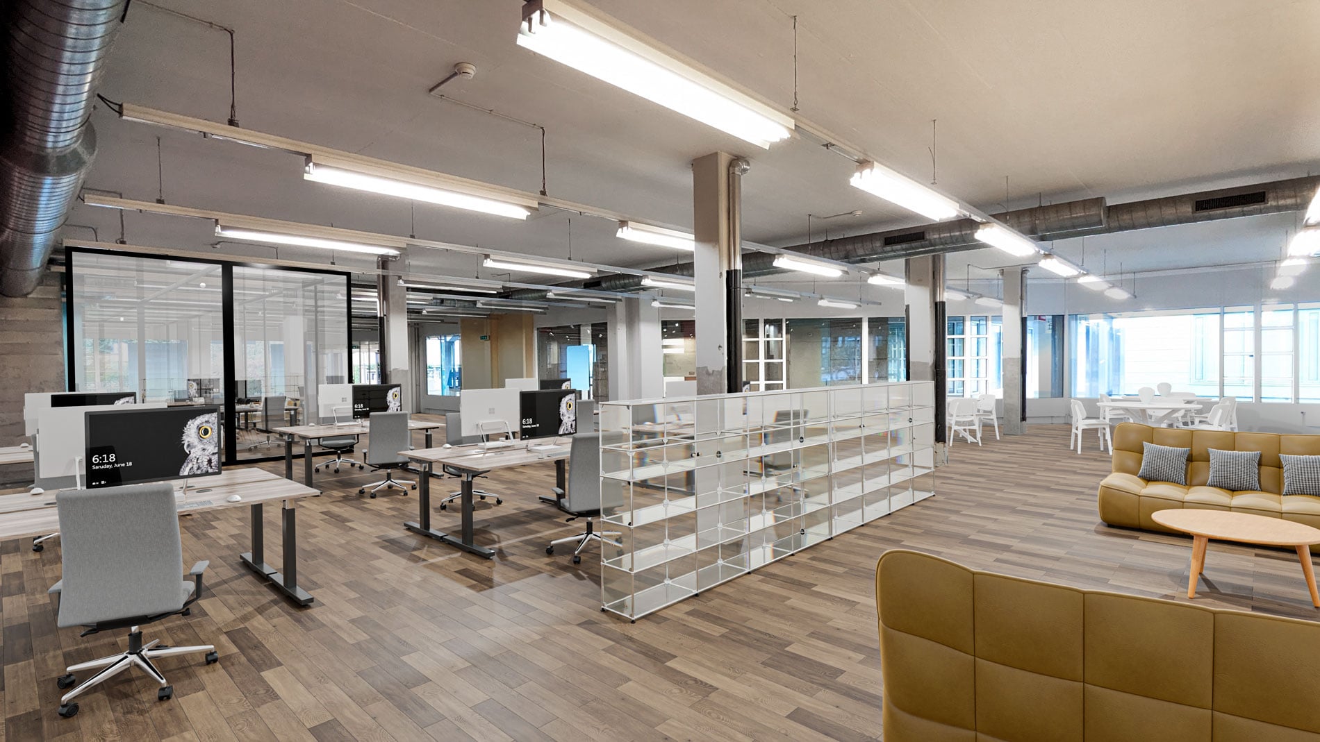 Local commercial de 385m² au rez-de-chaussée (prix du loyer au m2) - photo 1