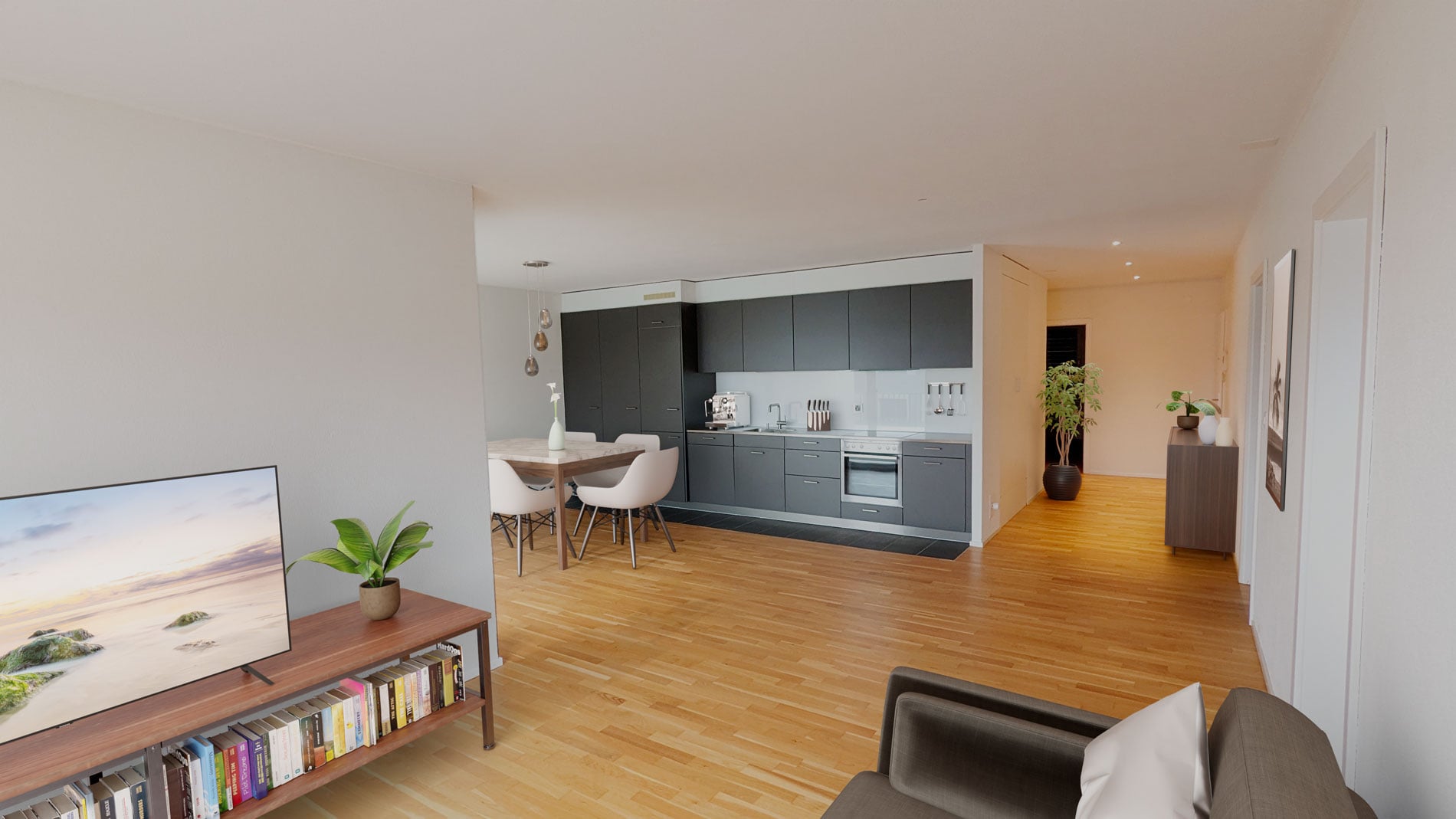 Appartement 4.5 pièces de 113 m2 au sud de Delémont - photo 1
