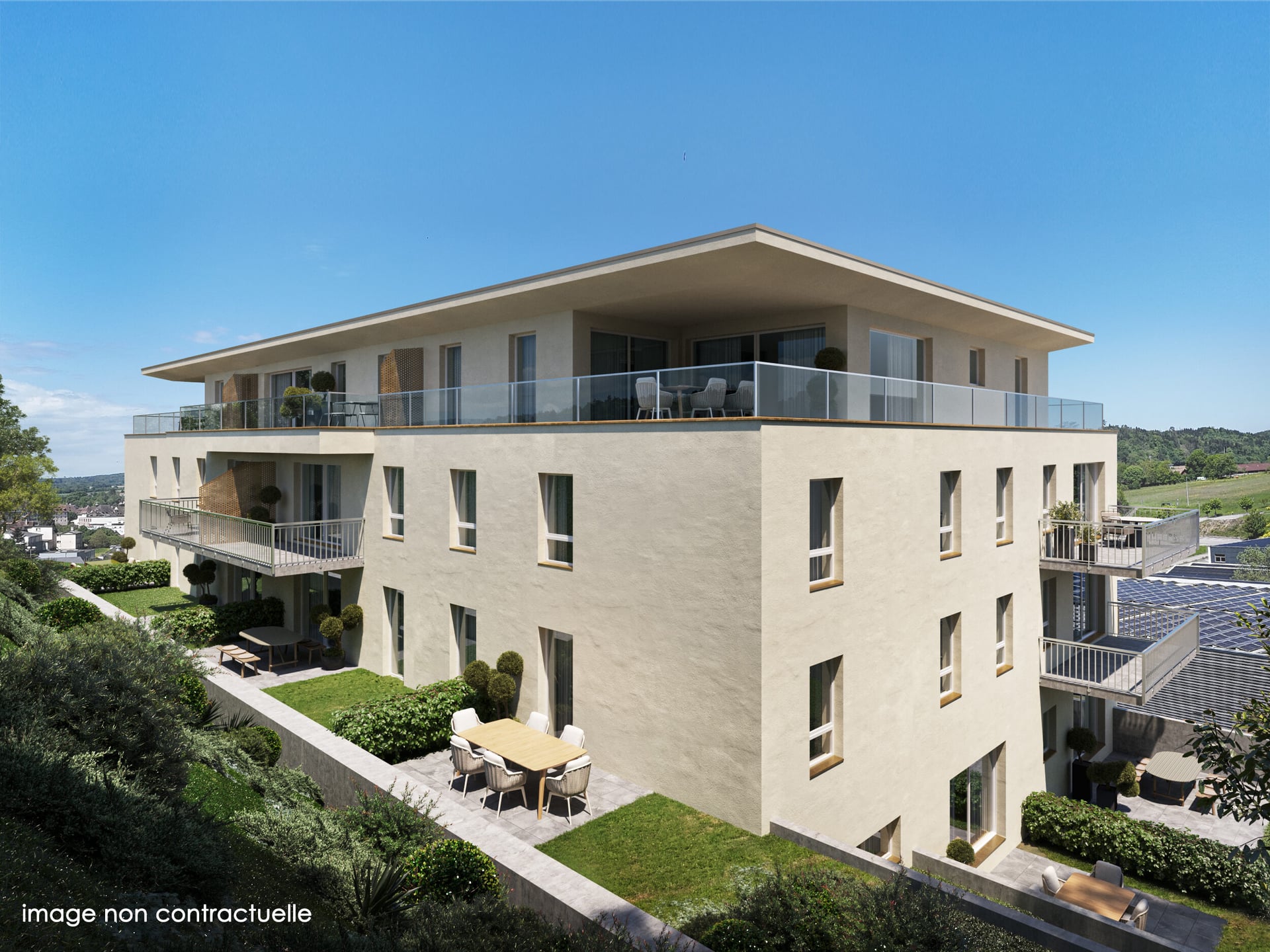 Attique de 4,5 pièces au 4ème étage à vendre à Porrentruy - photo 2