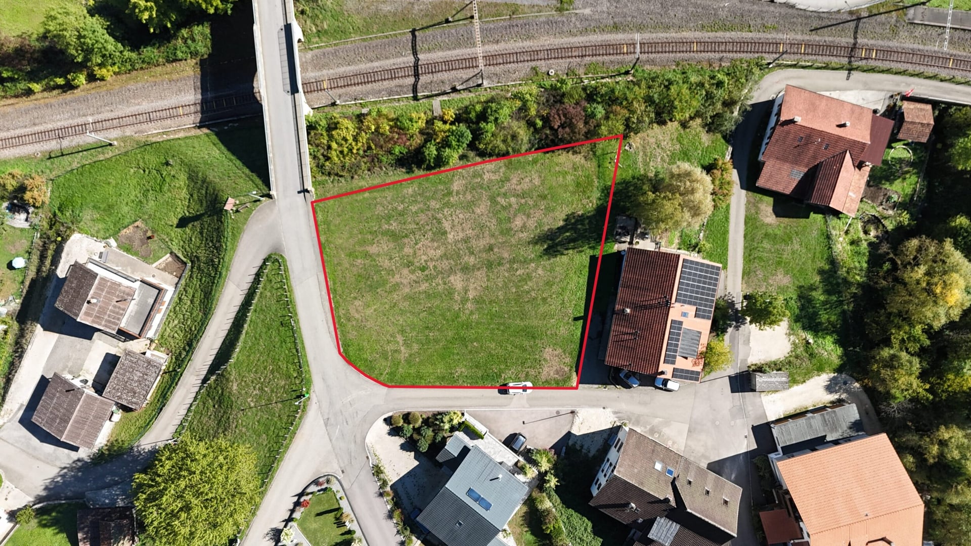 À vendre à Roches (BE) terrain à bâtir viabilisé de 1'664 m² - photo 1